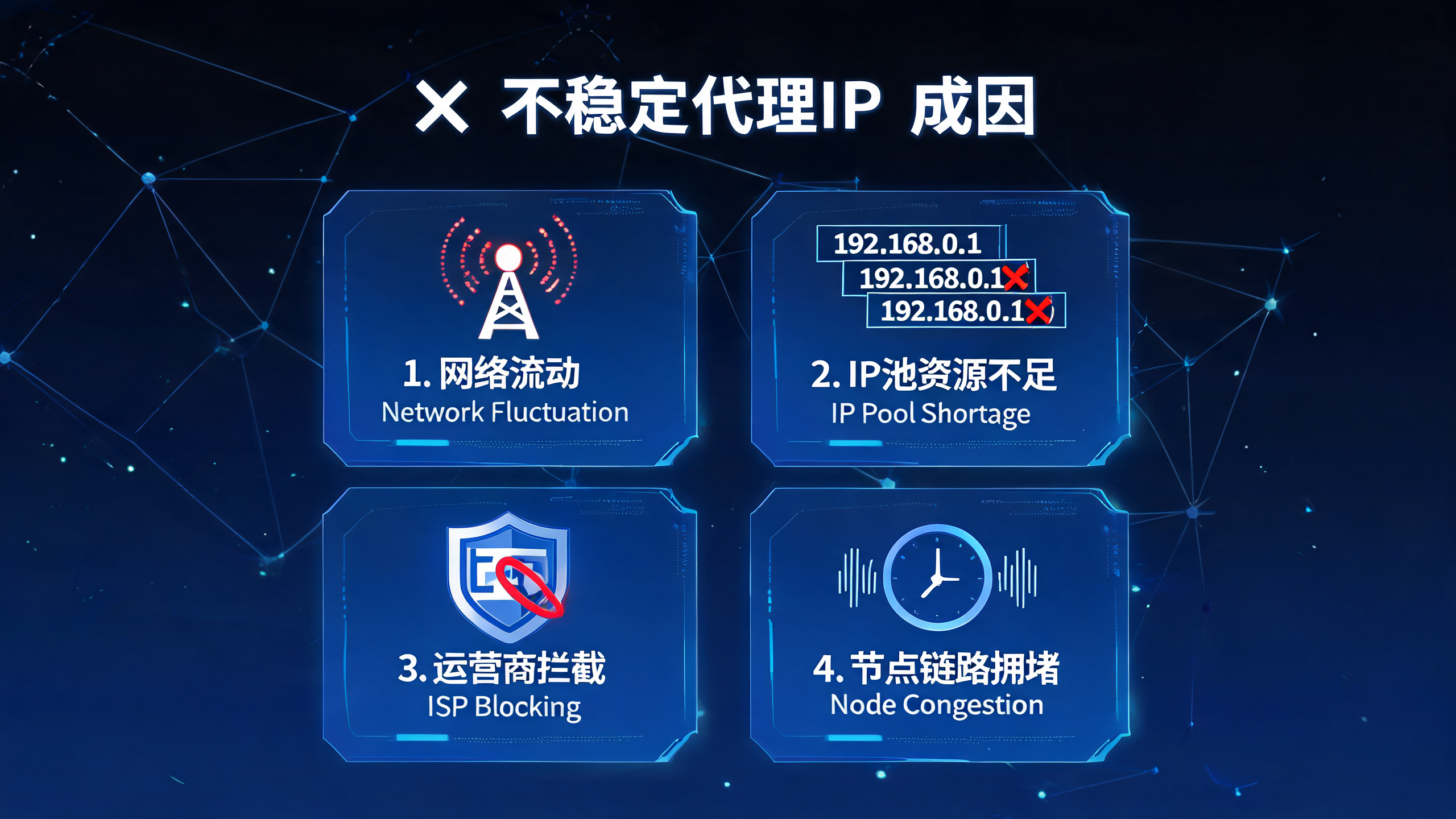 不稳定的代理IP是什么原因?